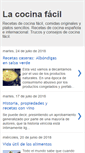 Mobile Screenshot of lacocinafacil.com